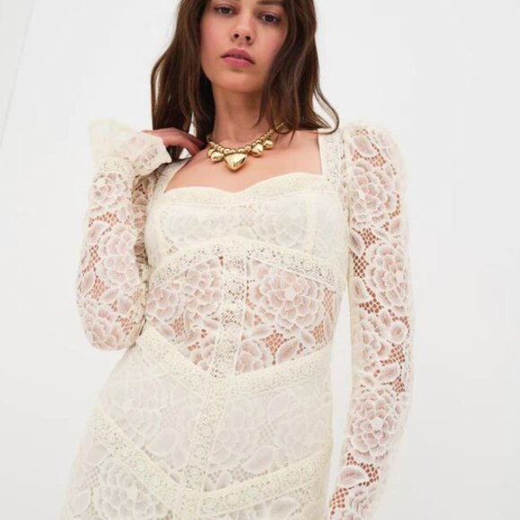 For Love and Lemons Cleo Mini Dress NWT - Picture 4 of 10